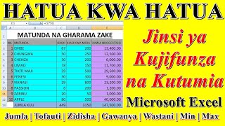 HATUA KWA HATUA Jinsi ya KUJIFUNZA na KUTUMIA Microsoft Excel screenshot 3