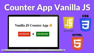 Counter App.Using.HTML.C.SS.JAVASCRIPT