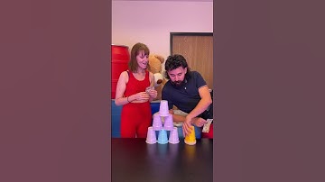 The cup stacking game - where fun meets funds! #shorts