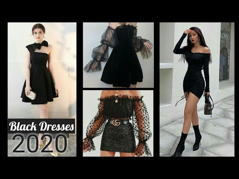 cute black dresses for party