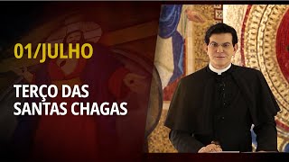 Terço das Santas Chagas | 01 de Julho de 2025 | @PadreManzottiOficial