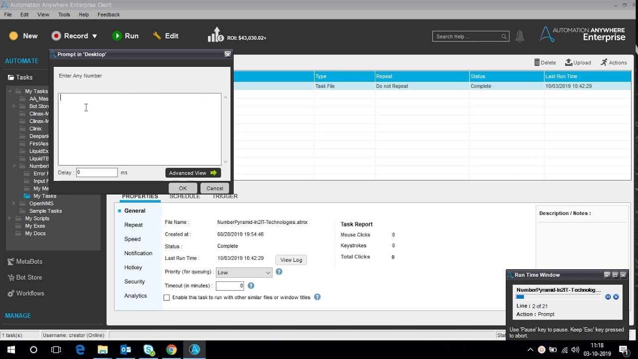NumberPyramid using Automation Anywhere by In2IT Technologies - YouTube