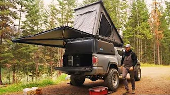 Camping during a COLD Rainstorm in Montana