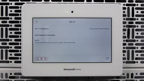Pro: How to add Wi-Fi manually to a PROA7PLUS panel - Resideo