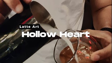 Hollow Heart Latte Art 🤎