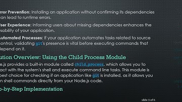 How to Check if a git Dependency is Installed on Your Machine using Node.js