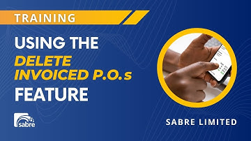 How to Use the Delete Invoiced Purchase Orders Feature