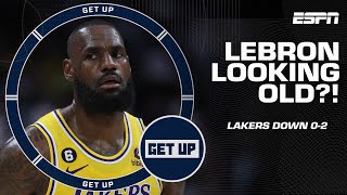 LeBron looks OLD?! 😳 Takeaways from the Lakers losing Game 2️⃣ vs. the Nuggets | Get Up