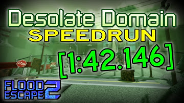 [FE2CM] Desolate Domain Speedrun (1:42.146) | Roblox (Flood Escape 2 Community Maps)