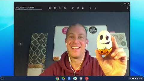 How to take a picture (or video) on a Chromebook and upload to Drive.