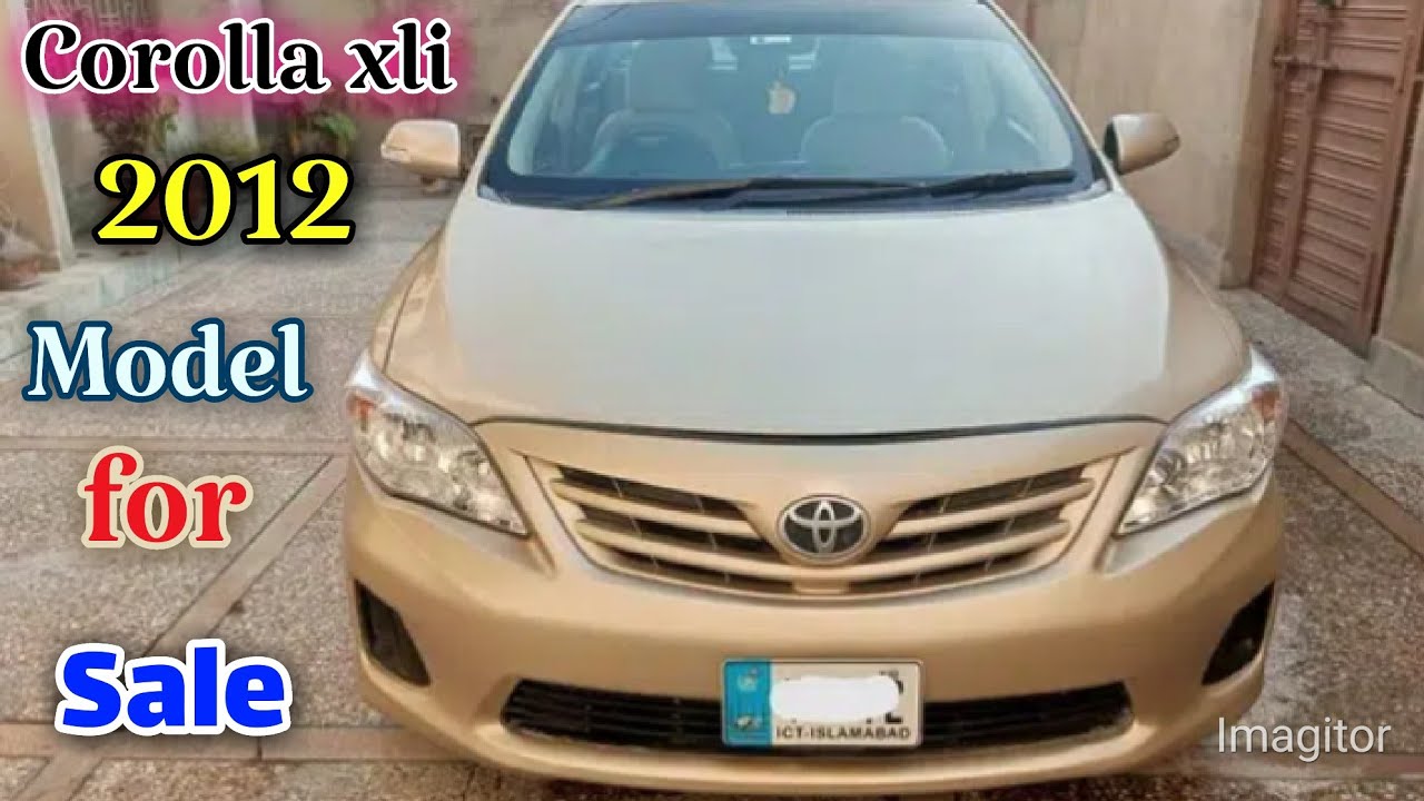 toyota corolla xli 2012 model corolla xli for sale car for sale