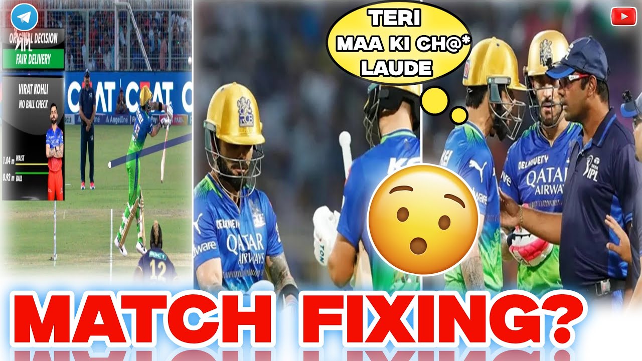 Virat Kohli NO BALL CONTROVERSY..?.🤬 | Virat Kohli ANGRY KKR vs RCB IPL ...