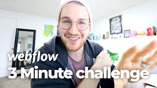 3 Minute No Code Webflow Challenge by Mackenzie Child 3,021 views 4 years ago 5 minutes, 42 seconds