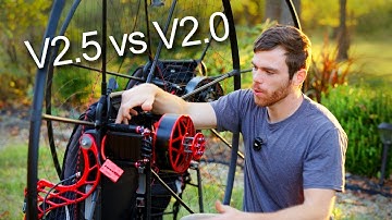 V2.5 vs V2.0 Electric Paramotor