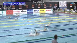20150409 日本選手権3 Men200mIM 予選