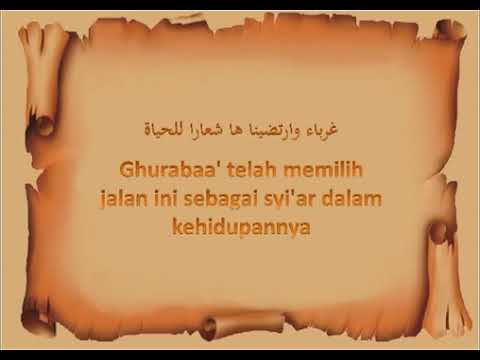 nasyid-ghurabaa-teks-arabic-dan-terjemahan-mp3-download-stafa-band