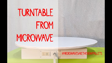 Make a Turntable From a Discarded Microwave. Episode 1