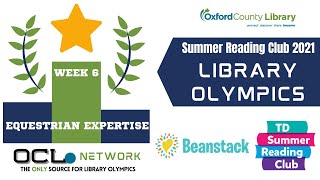 Summer Reading Club Library Olympics: Week 6, Equestrian Expertise