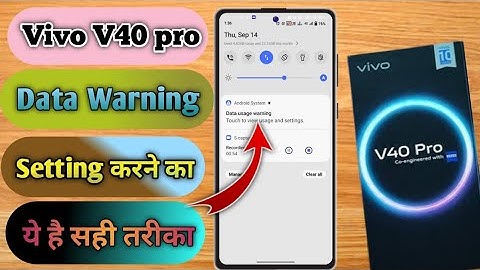 how to off data warning in vivo v40 pro, vivo v40 pro data warning problem, vivo v40 pro