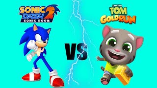 Sonic Dash 2 Vs Talking Tom D Run