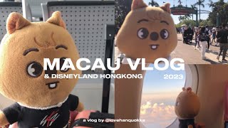 skzoo log ep. 8 : macau & disneyland hongkong vlog | hanquokka’s diary