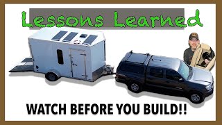 Cargo Trailer Conversion  Lessons Learned