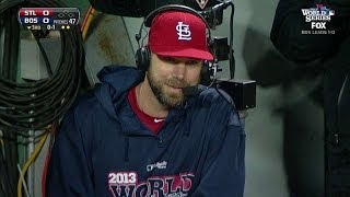 Carpenter talks about Wacha's postseason