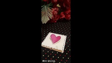 HEART LOCK CARD TUTORIAL | BY HARSHITA SHARMA