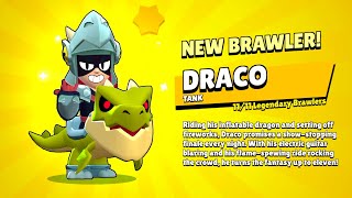 Dragon Knight Rocks the Brawl! Unlock Draco, the Legendary Tank in Brawl Stars!
