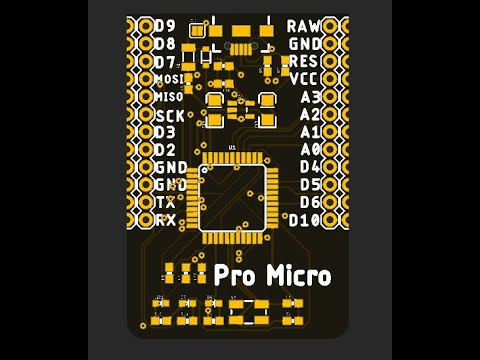 Atmega32u4 Pro Micro PCB tasarımı ve PCBWay siparişi nasıl verilir