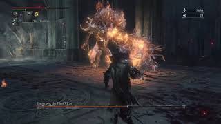 Bloodborne DLC Laurence the first vicar boss fight