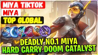 Deadly No1 Miya Hard Carry Doom Catalyst Top Global Miya Miya Tiktok - Mobile Legends