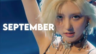 my most streamed artists of september