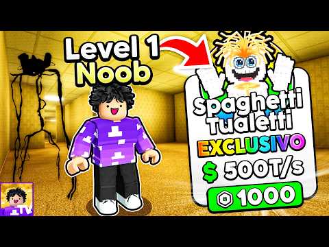 NOOB with INFINITE ROBUX in SAVE THE BACKROOMS BRAINROTS in Roblox