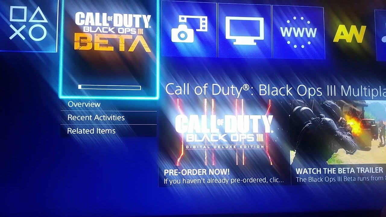 Call of duty black Ops 3 beta free code ps4 - YouTube