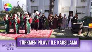 Türkmenistan'dan gelen ekipten 'Gelin Evi' için özel gösteri | Gelin Evi 1631. Bölüm