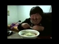 Fat asian guy laughing