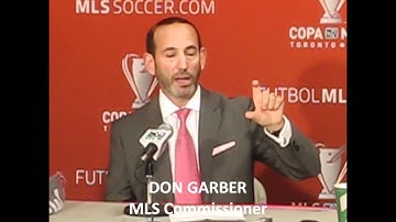 Don Garber Announcement about changes in competitions for 2011 MLS season VIDEO by CHRIS REIKO