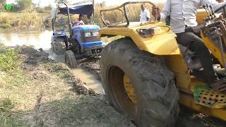 Sonalika 60 Rx Stuck Badly In Mud Pulling By John Deere 5310  4 Wheal Drive