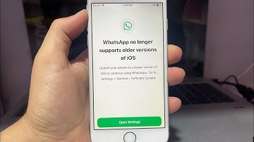 How to fix whatsapp no longer supporte older version of ios fix