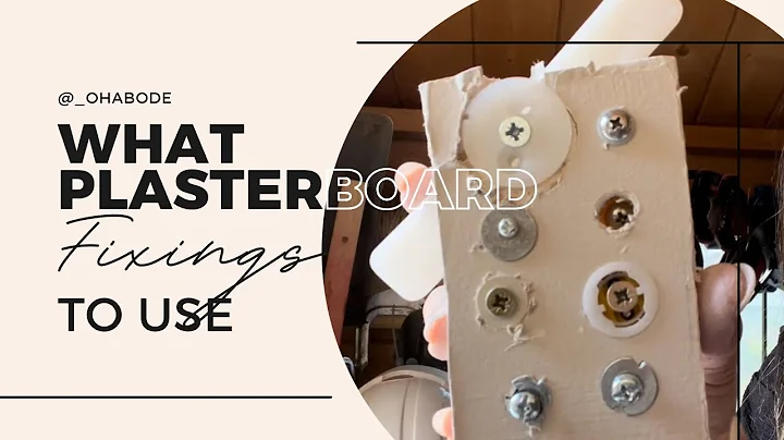 Wall Plug Guide | What wall plugs to use on Plasterboard | Oh Abode | DIY For Beginners