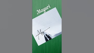 😇∆~Mayuri~∆ Signature 😱 B-roll Art 🖋️✅ #calligraphy #brollart