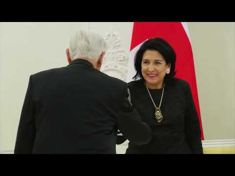 დალია გრიბაუსკაიტემ სალომე ზურაბიშვილს ოფიციალურ სადილზე უმასპინძლა