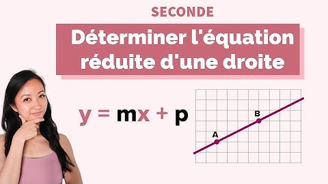Déterminer l