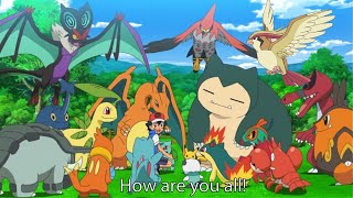Ash Last time Meeting All his Pokemon in Final Episode Of Pokemon (Emotional)