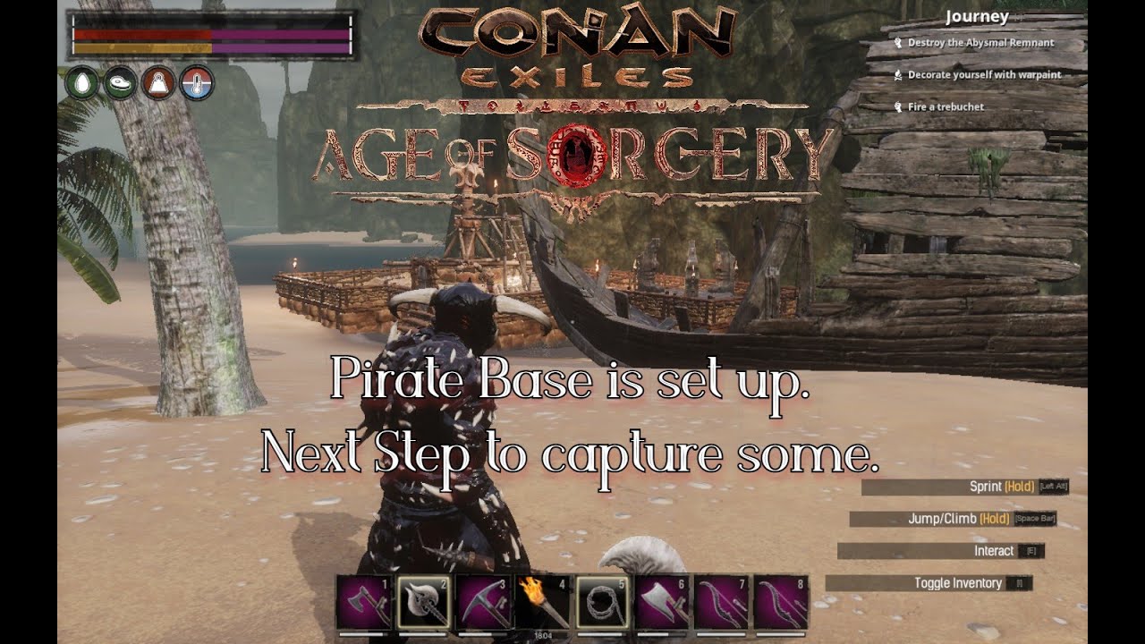 Heading towards the pirates to set up a teleporter. Ahoy mateys and scallywags!