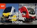 A closer look at stadlers new trains for the us  dart flirt dmu and caltrain kiss emu