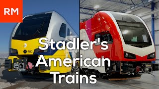 A Closer Look at Stadler’s New Trains for the US! | DART Flirt DMU and CalTrain Kiss EMU