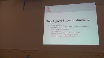 Topological superconductivity 3 - Annica  Black-Schaffer