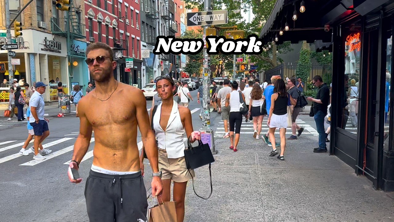 Walking Lower Manhattan New York City